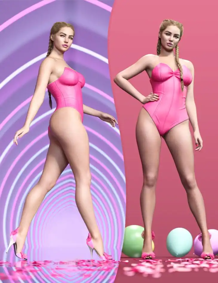 Z Dollface Pose Mega Set for Genesis 9 and 8 Female_DAZ3D下载站