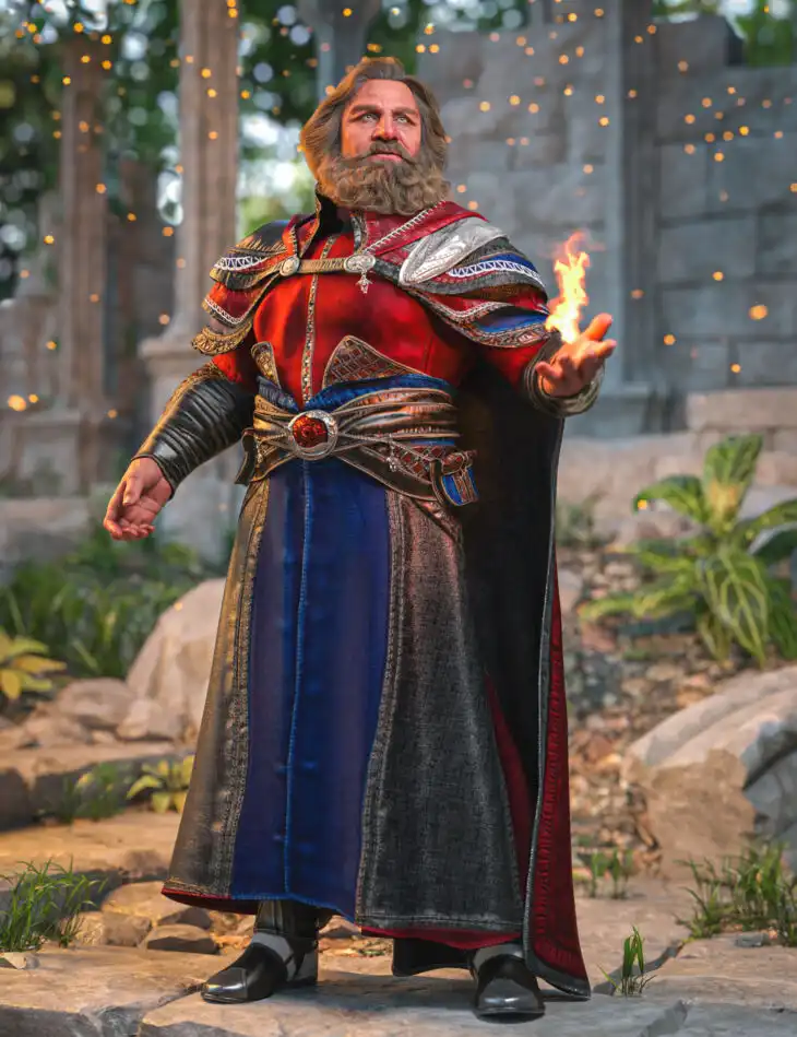 dForce Cleric Outfit Texture Add-On_DAZ3DDL