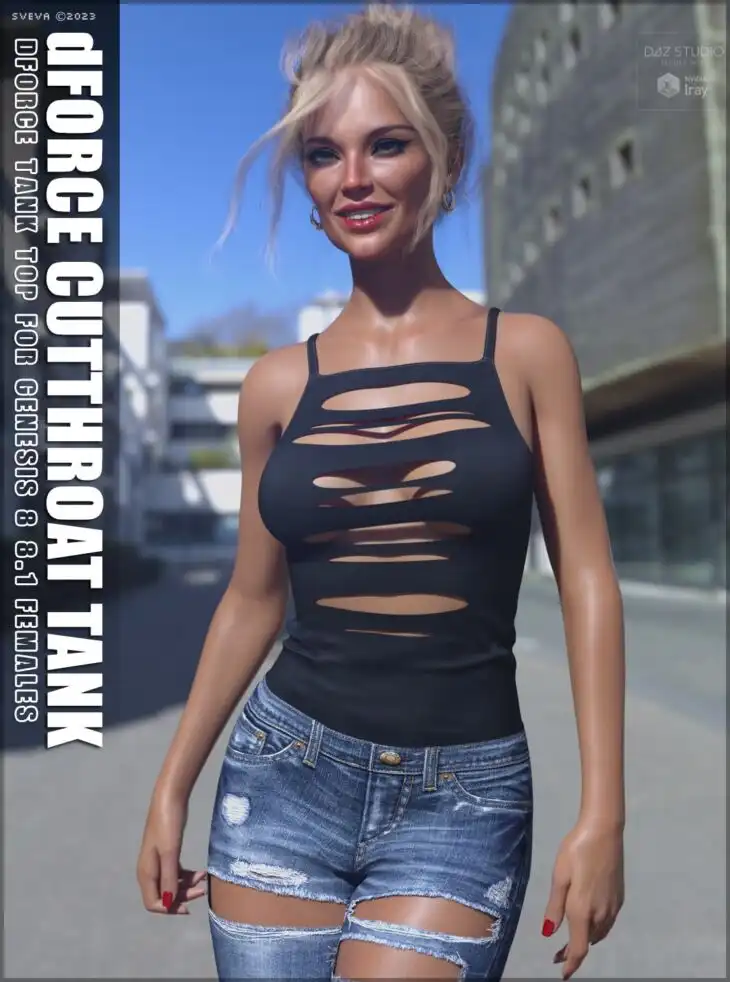 dForce Cutthroat Tank G8G8.1F_DAZ3D下载站