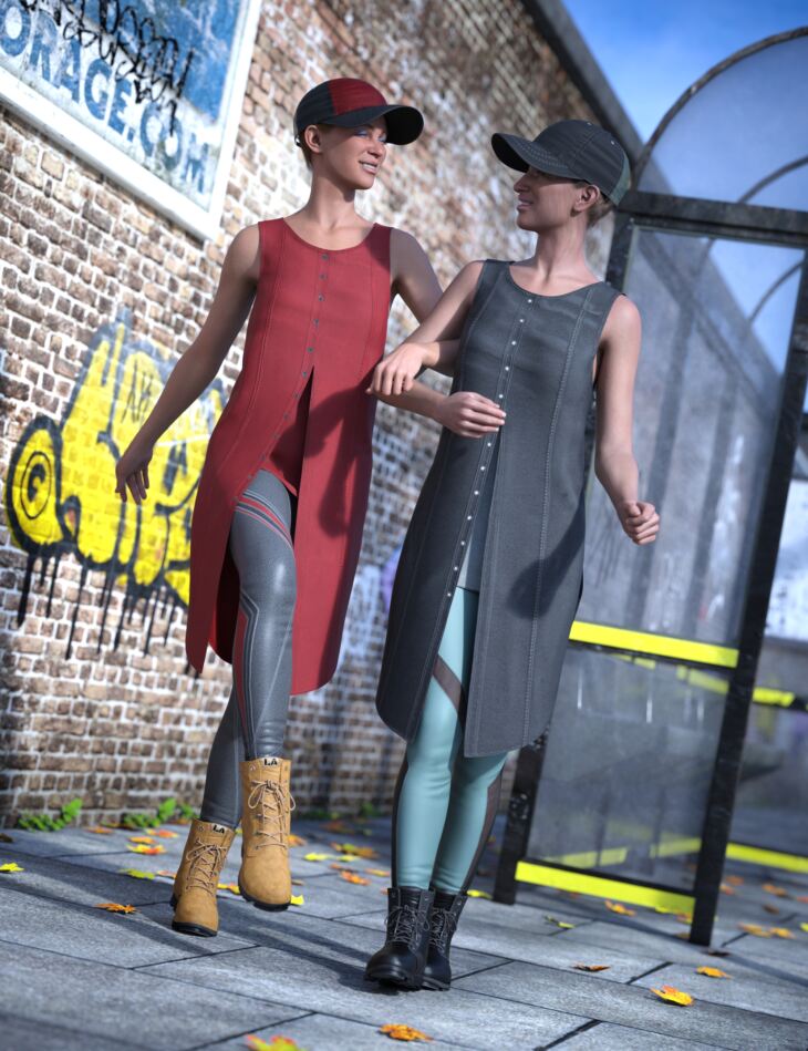 dForce Elevated Outfit Texture Add-On_DAZ3D下载站
