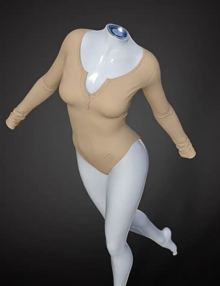 dForce SU One Piece Sweater for Genesis 9, 8.1, and 8 Female_DAZ3DDL