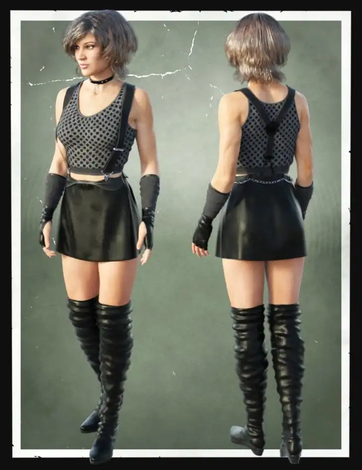 dForce Street Rogue Outfit for Genesis 8 Female(s)_DAZ3DDL