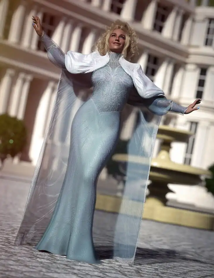 dForce Winter Tide Outfit for Genesis 9_DAZ3DDL