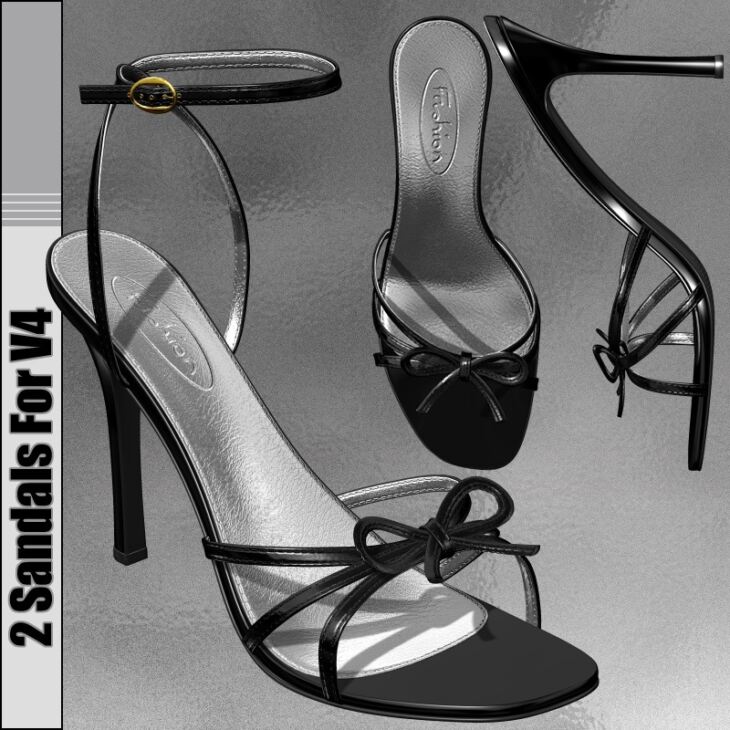 2 Sandals For V4_DAZ3D下载站