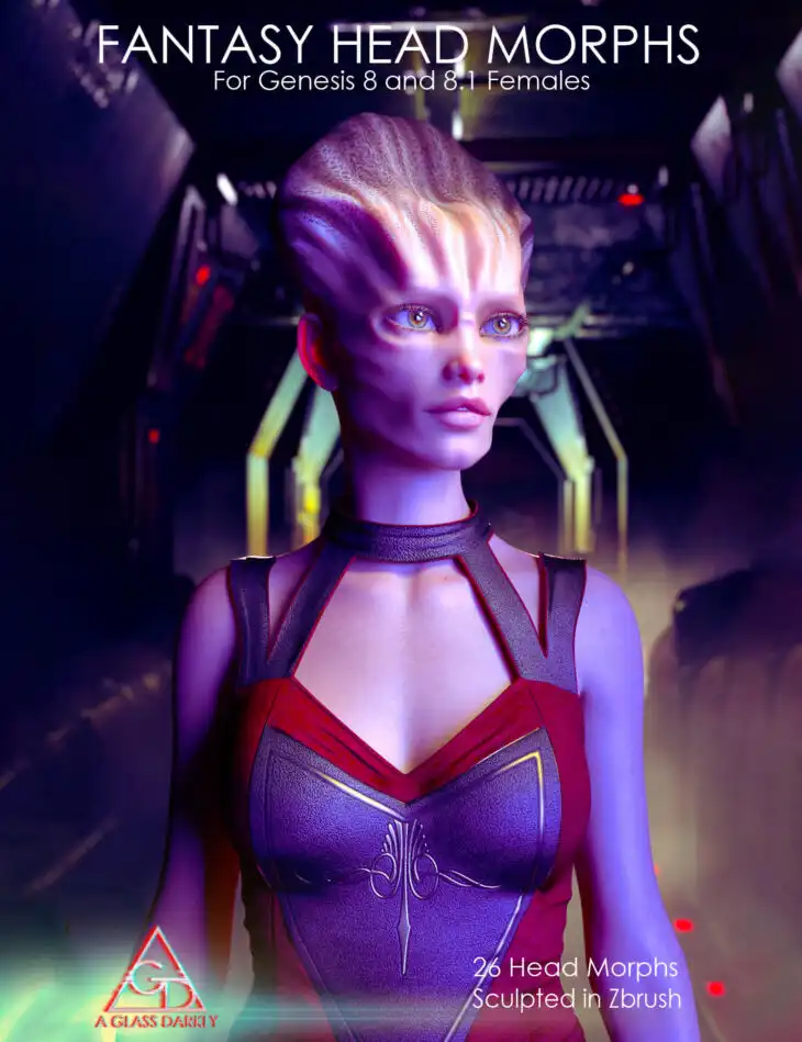 Agd Fantasy Head Morphs_DAZ3D下载站