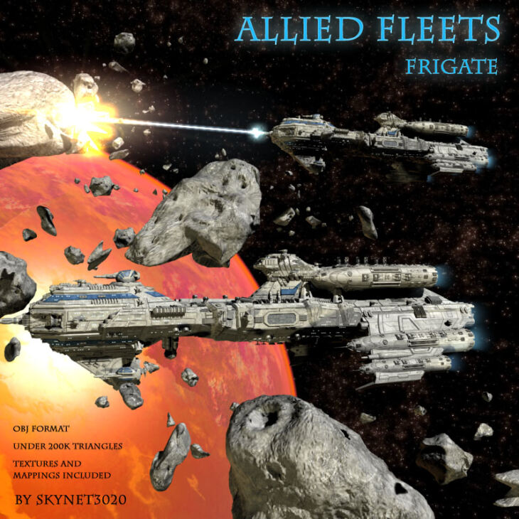 Allied Fleets Frigate_DAZ3DDL