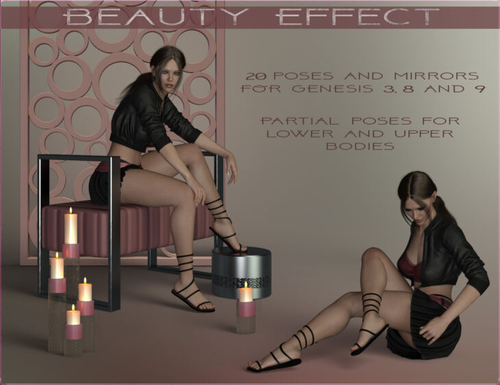 Beauty Effect – Poses G9F-G8F-G3F_DAZ3DDL