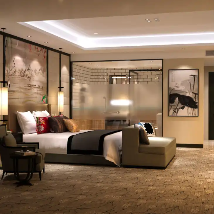 Chinese Hotel Room_DAZ3D下载站