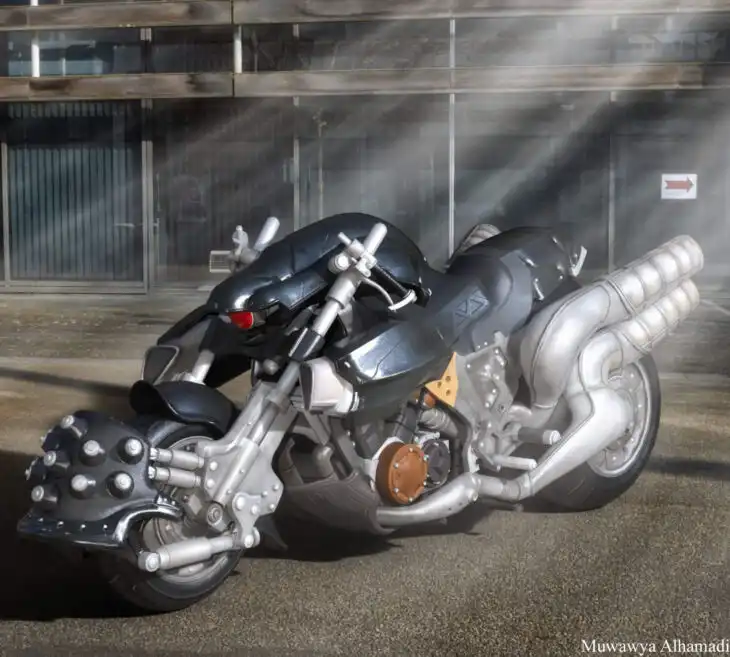 Cloud Strife Bike_DAZ3D下载站