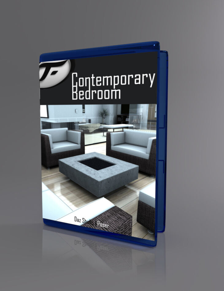 Contemporary Bedroom_DAZ3D下载站