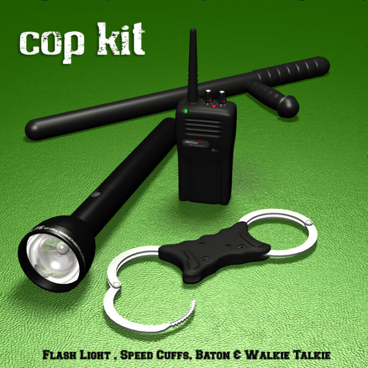 Cop Kit_DAZ3D下载站