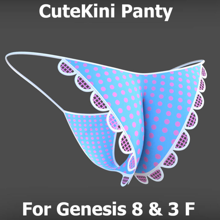 Cutekini Panty for Genesis 8 Female_DAZ3D下载站