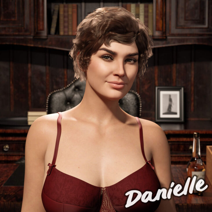 Danielle Character Morph for Genesis 8 Female_DAZ3D下载站