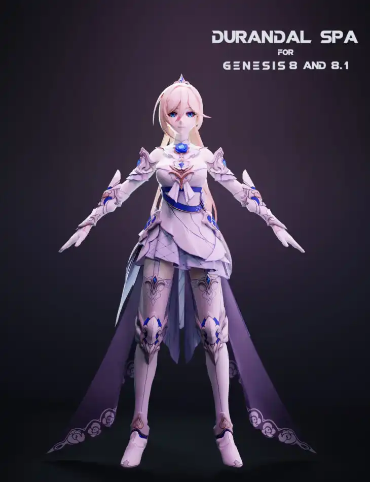 Durandal SPA For Genesis 8 and 8.1 Female_DAZ3DDL