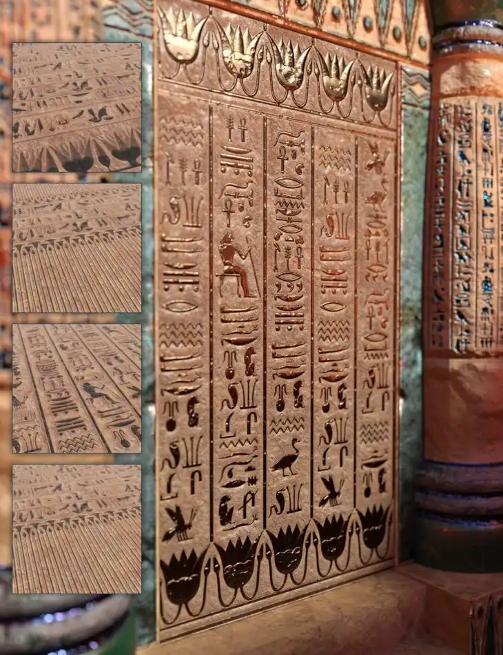 Egyptian Odyssey Iray Shaders Vol 1_DAZ3D下载站