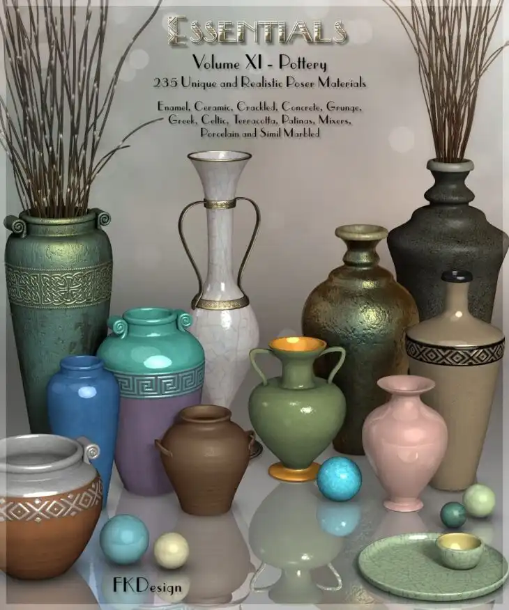 Essentials Vol XI Pottery_DAZ3DDL