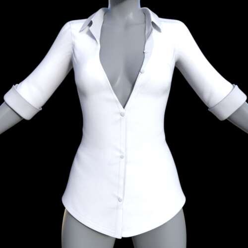 GCC DOA Outfit Rise And Shine Blouse_DAZ3D下载站