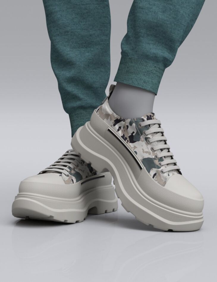 HL Low Top Sneakers for Genesis 9, 8 and 8.1 Female_DAZ3DDL