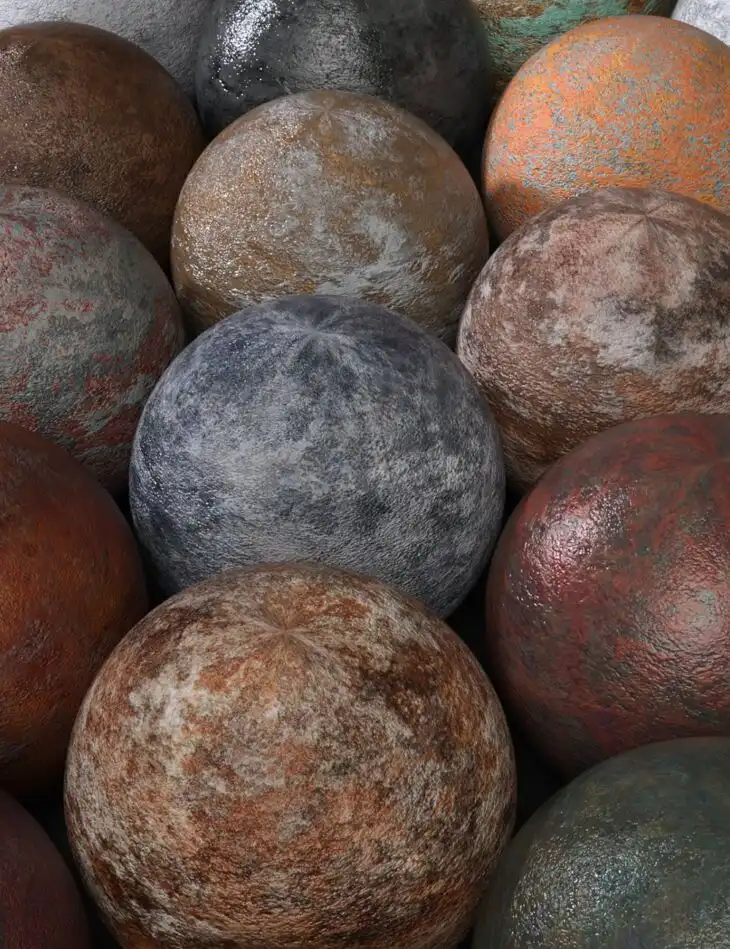 HQ Aged Metal_DAZ3D下载站