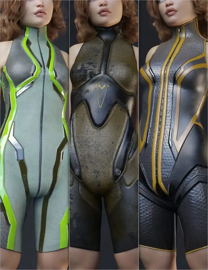 Helix Tau Outfit for Genesis 8 Female(s)_DAZ3D下载站