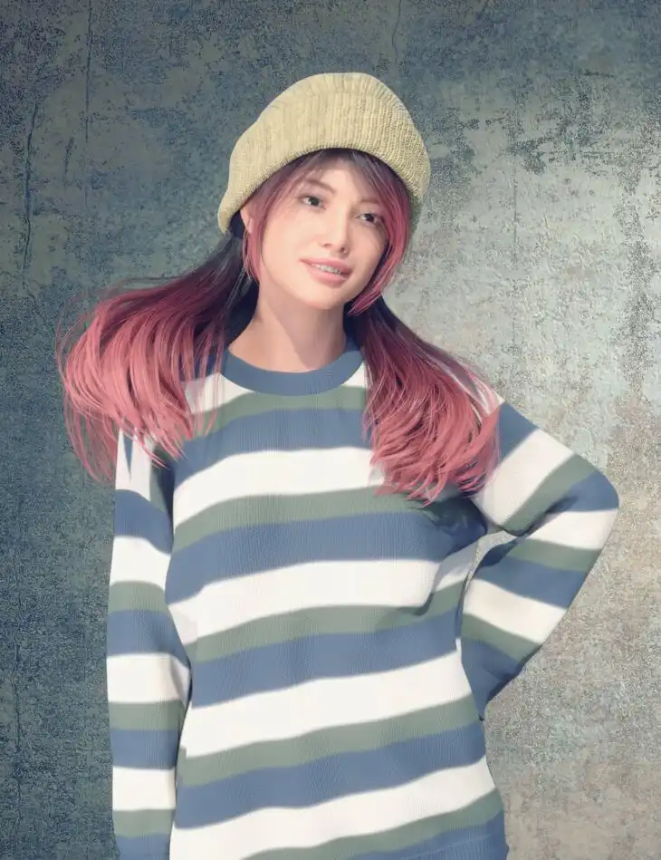 JL Alice Hair for Genesis 9 Feminine_DAZ3DDL