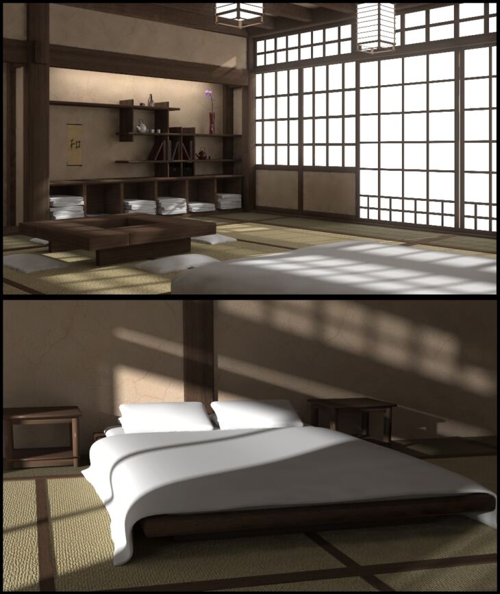 Japanese Room_DAZ3D下载站