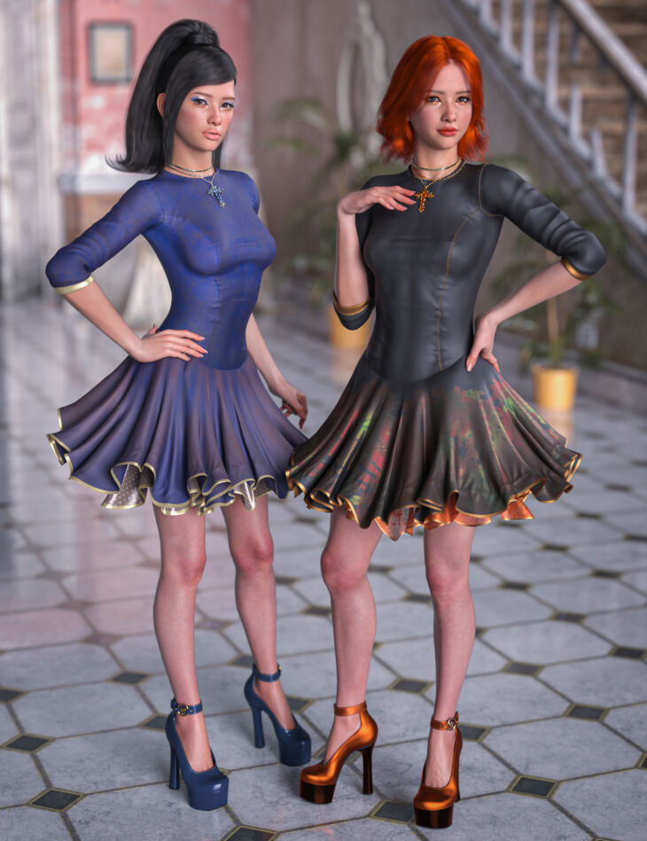 Kuro Outfit Texture Add-On_DAZ3DDL