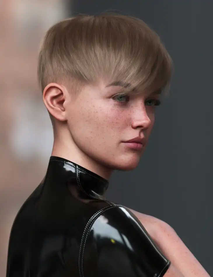 Modern Pixie Style Hair for Genesis 9_DAZ3DDL