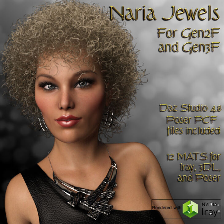 Naria Jewels for G2F/G3F_DAZ3DDL