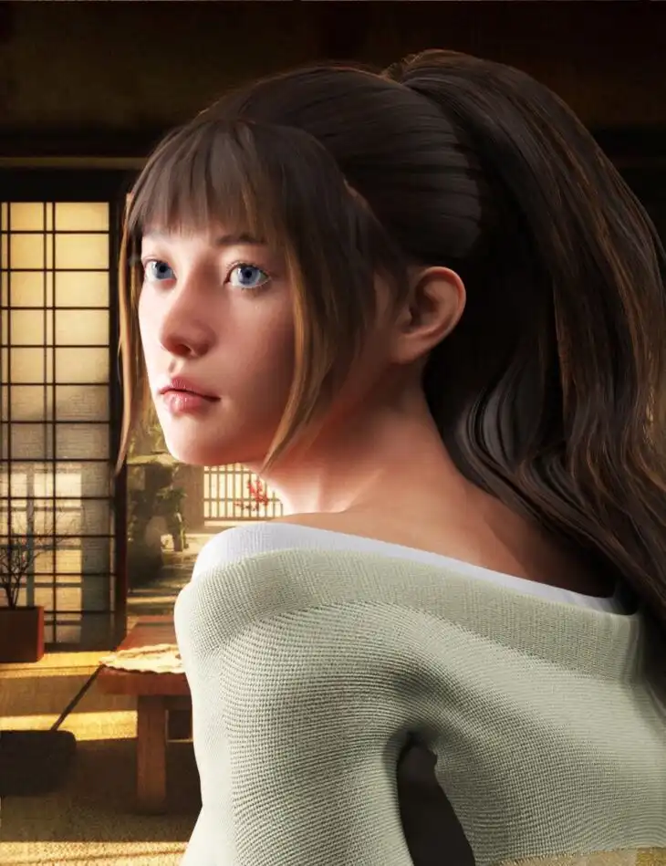 PS Kei Hair for Genesis 8 and 9_DAZ3D下载站