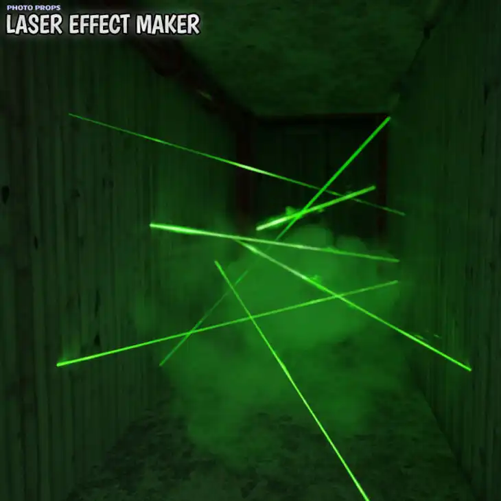 Photo Props: Laser Effect Maker_DAZ3D下载站
