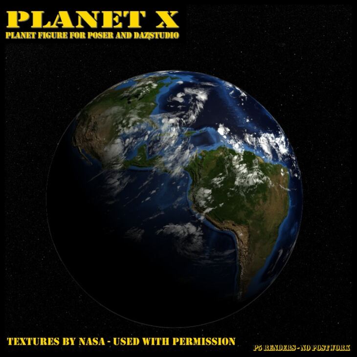 Planet X for Poser and Daz Studio_DAZ3D下载站