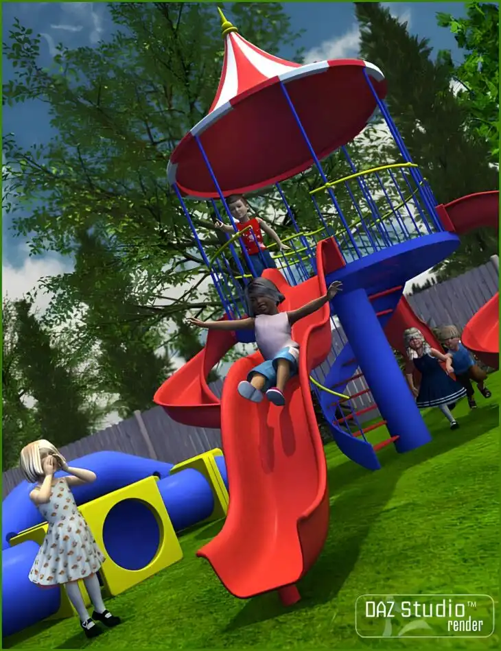 Playground Set 2_DAZ3D下载站