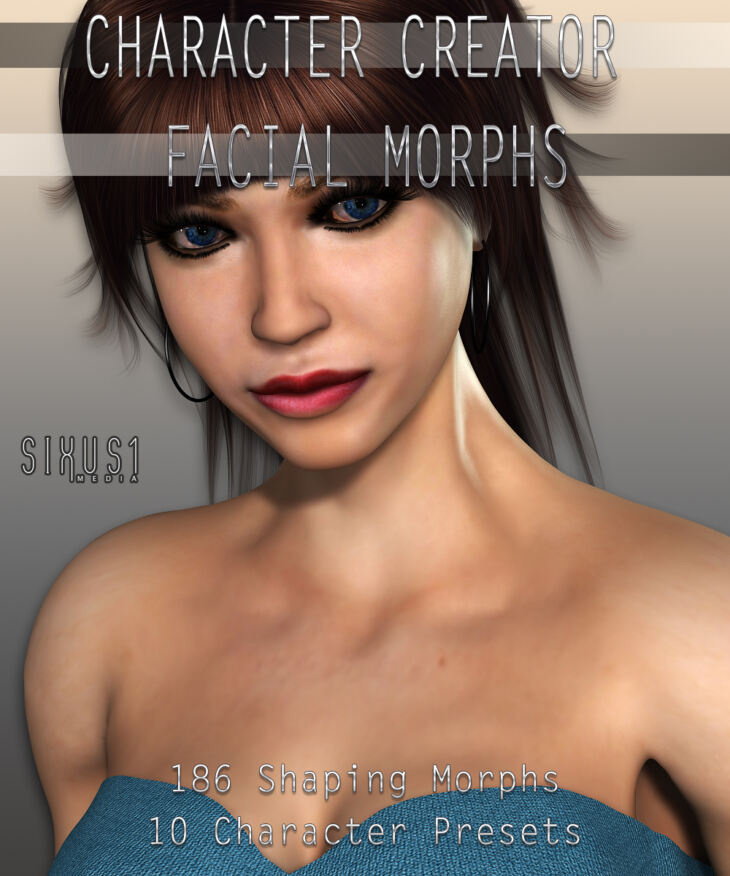 S1M Scarlet: Character Creators Facial Morphs_DAZ3DDL