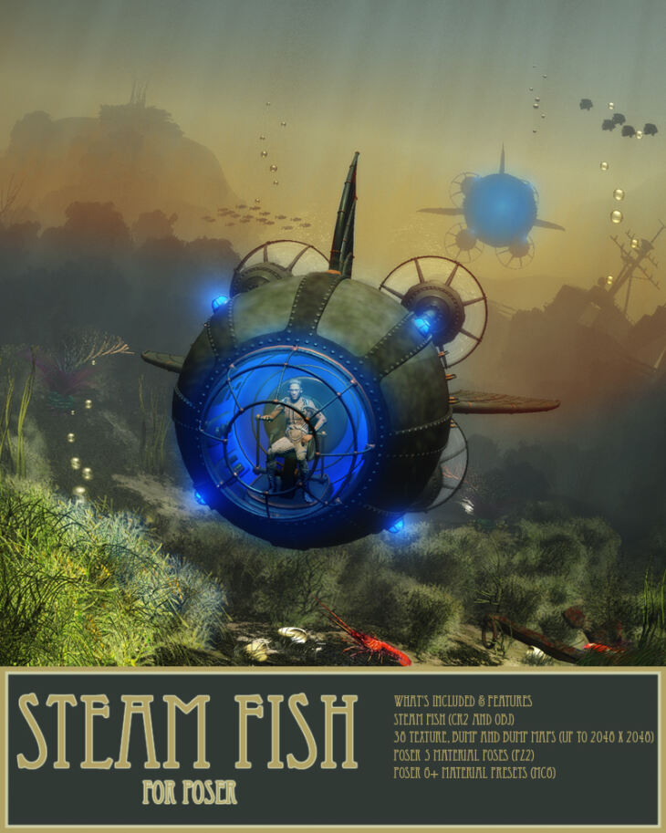Steam Fish_DAZ3DDL