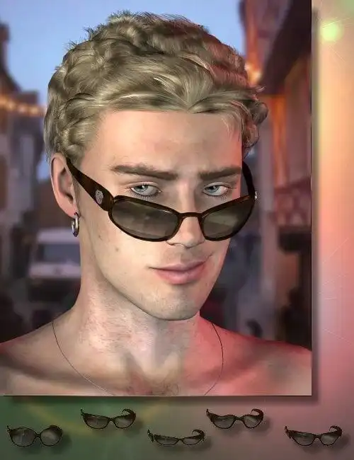 Sunny Delight Hairkit for Him_DAZ3DDL