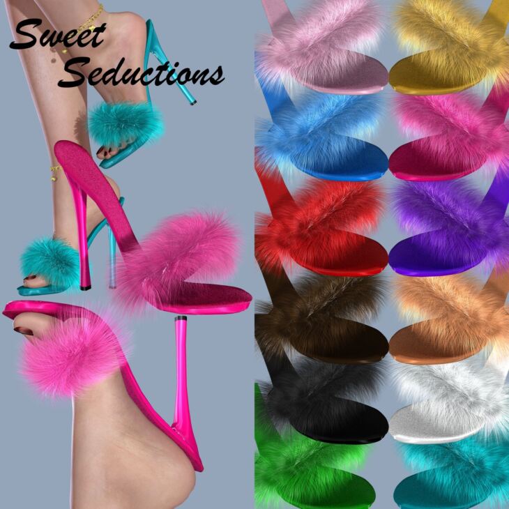 Sweet Seduction Shoes_DAZ3D下载站