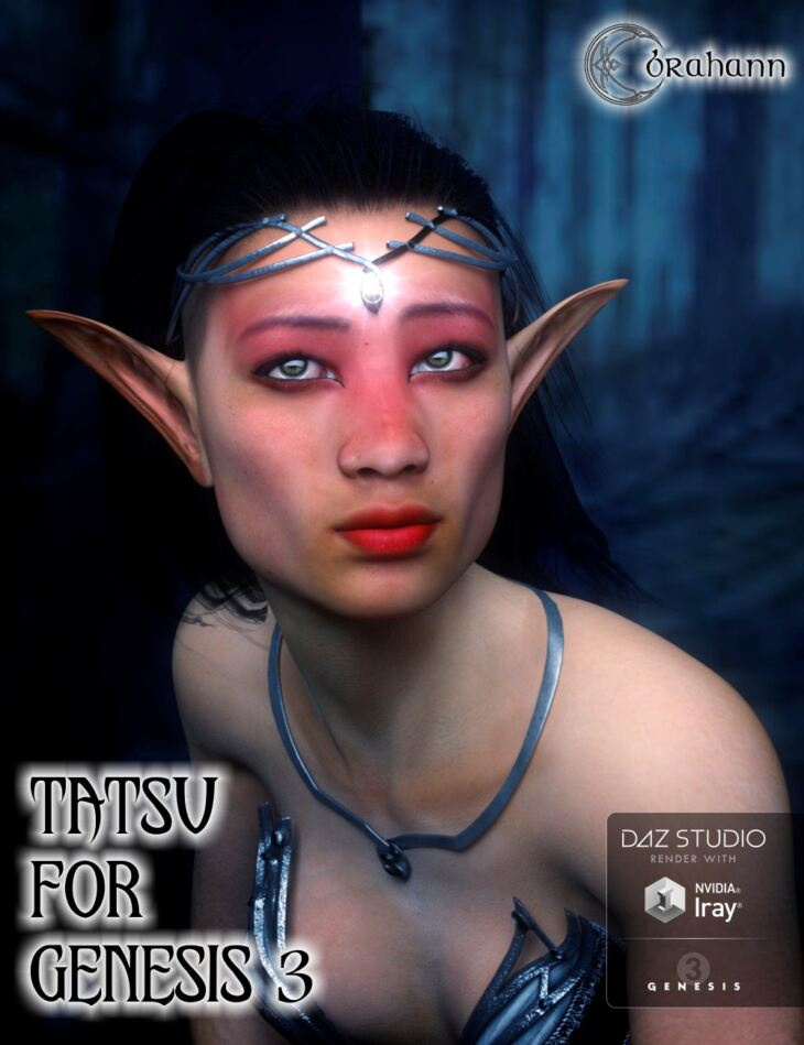 Tatsu for Genesis 3_DAZ3D下载站