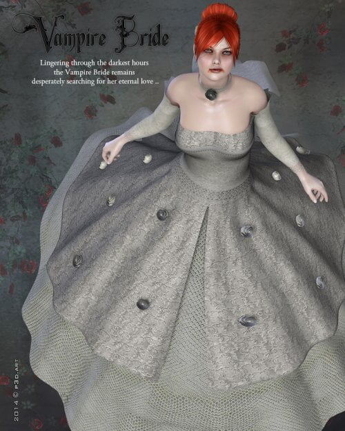Vampire Bride – V4 Outfit_DAZ3DDL
