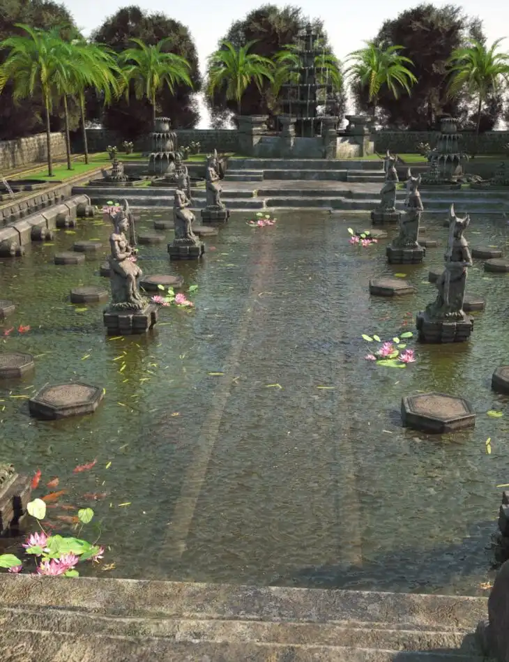 XI Sculpture Pond_DAZ3D下载站