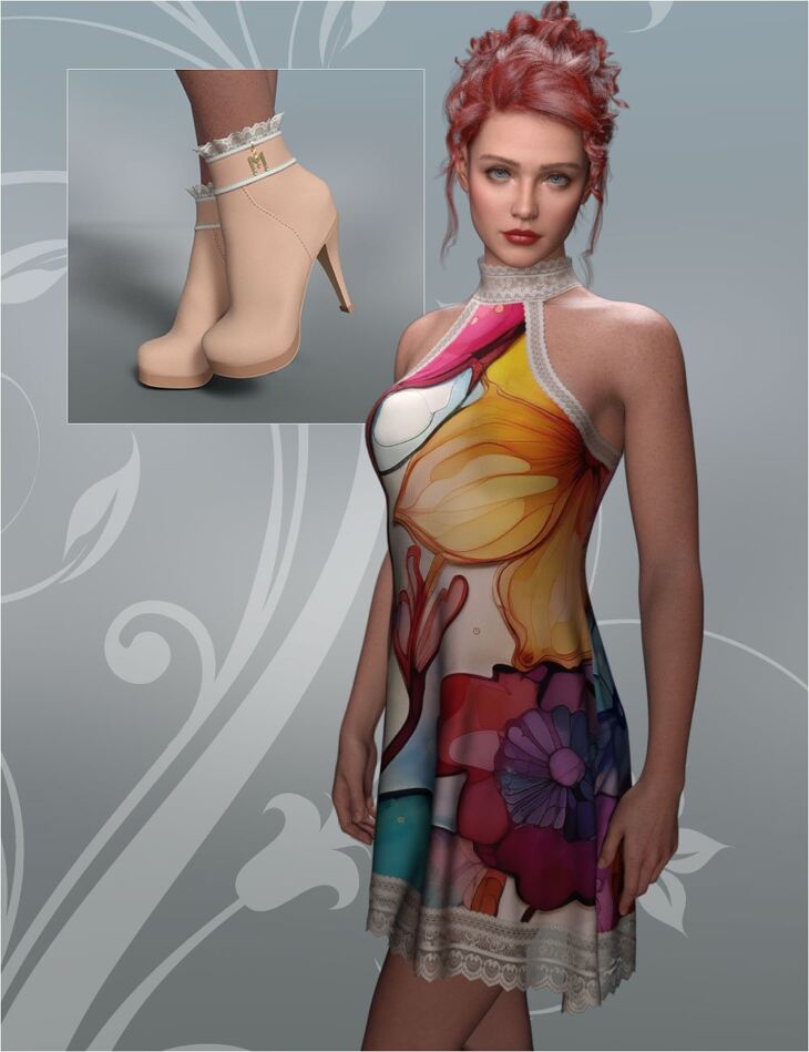 dForce Melanie Outfit for Genesis 9_DAZ3D下载站