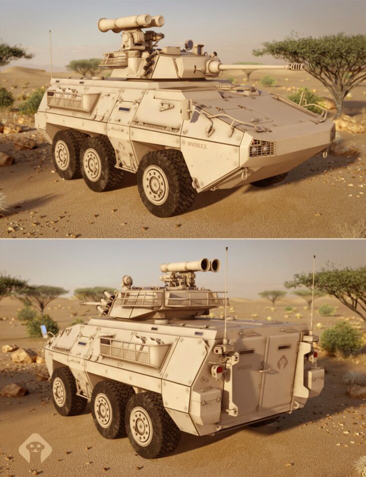 Armored Personnel Carrier Suricate_DAZ3DDL
