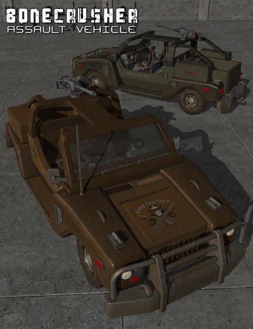 BoneCrusher Assault Vehicle_DAZ3D下载站