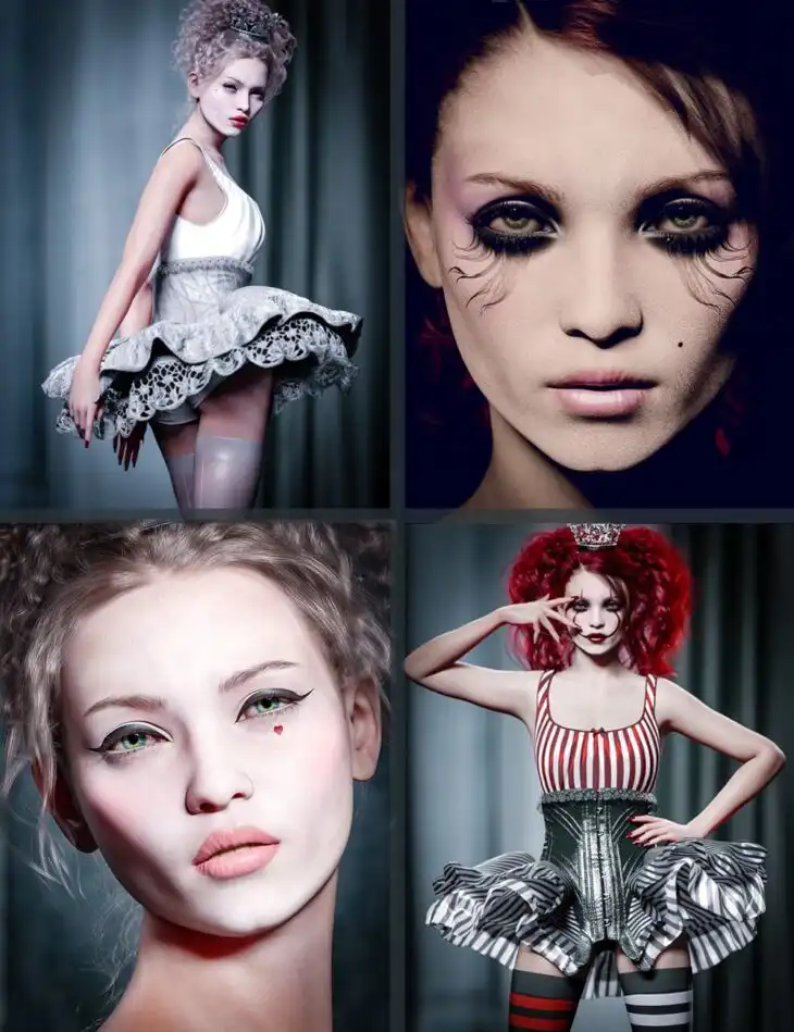 CB Etta HD Character, Clothing, Texture Expansion, and Makeup Bundle_DAZ3D下载站