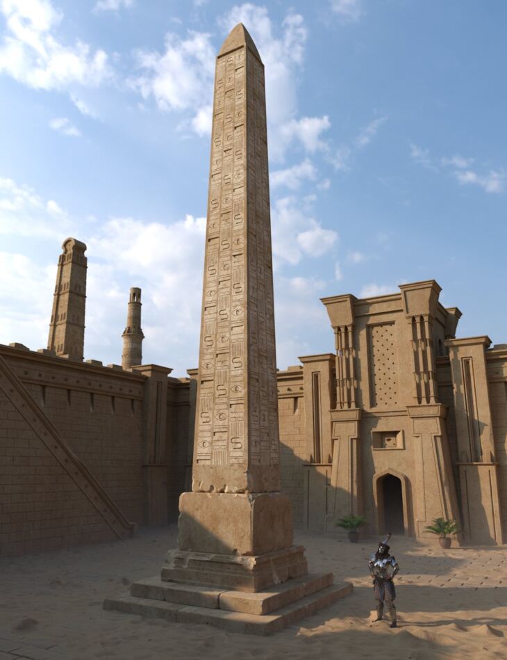 Egyptian Obelisks_DAZ3D下载站