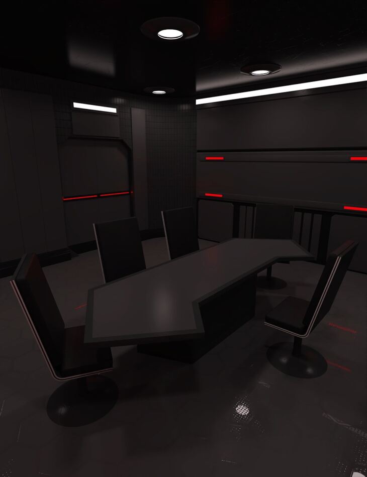 FH Sci-Fi Meeting Room_DAZ3D下载站
