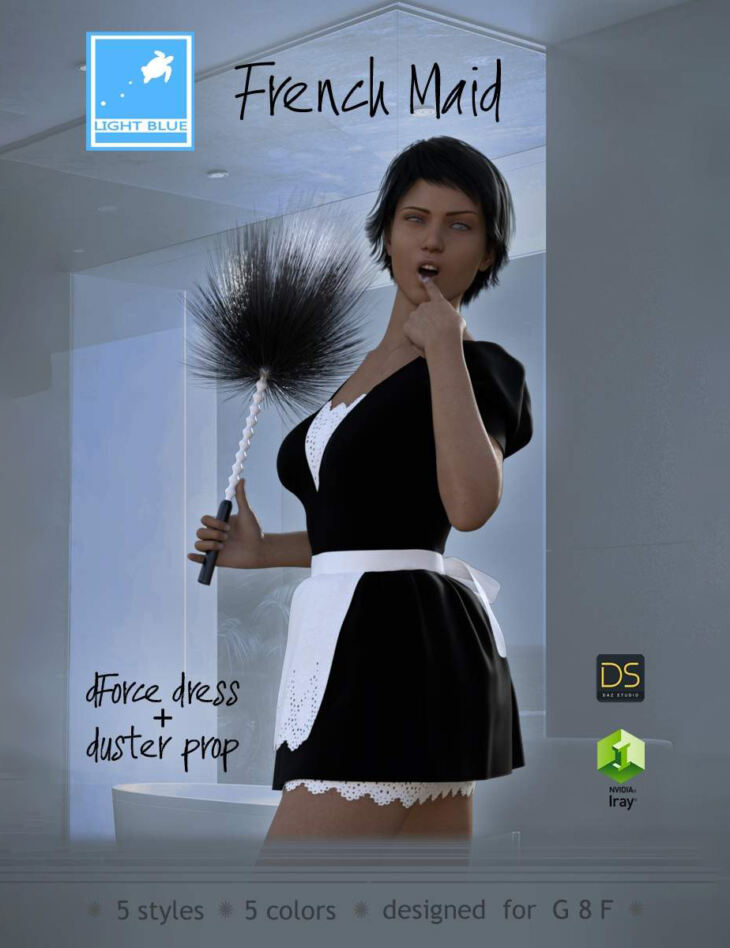 French Maid_DAZ3D下载站