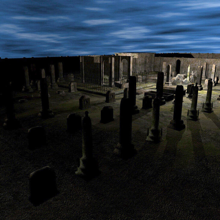 HC3 – The Cemetery 2010_DAZ3D下载站