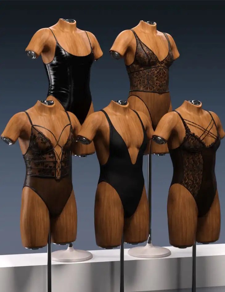 Lingerie Collection Outfit for Genesis 9_DAZ3D下载站