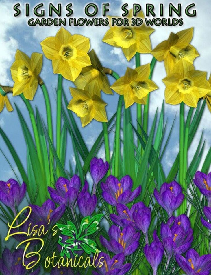 Lisa’s Botanicals – Signs of Spring_DAZ3D下载站